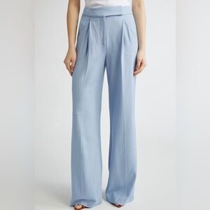 Veronica Beard Light Blue Wide Leg Pants